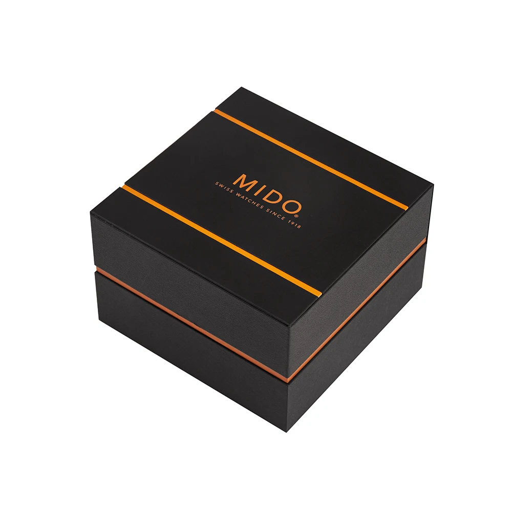 OEM Custom Logo Wholesale Luxury Round Rigid Cardboard Paper Packaging Gift Cylinder Watch Box