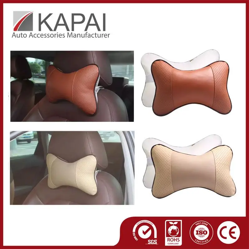 New Arrival Sale Interior Accessories Car Neck Leather Pillow Accessories