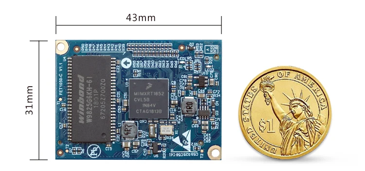 Кроссовый процессор RT1050 серия MCU на основе IMXRT1052 макетная плата 4M QSPI NORFLASH 16M SDRAM лучше и дешевле чем