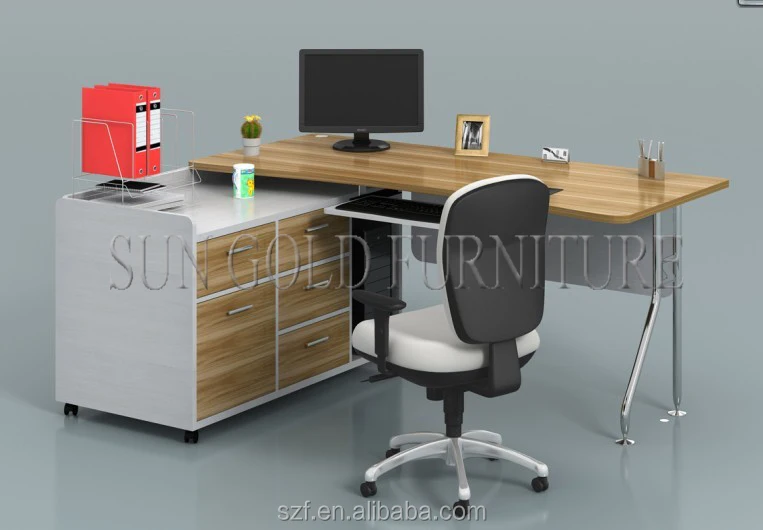 Modern Demountable Office Furniture Pictures of Wooden Computer Table (SZ-OD004)