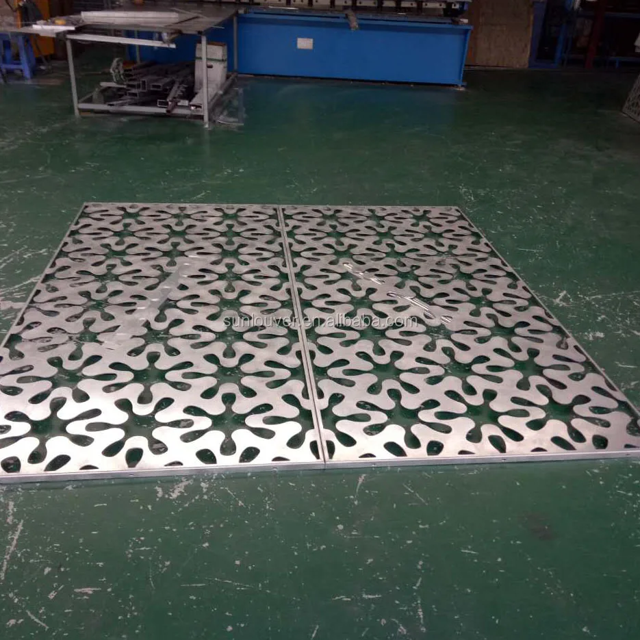  CNC алюминиевая декоративная настенная панель для металлических занавесных стен и