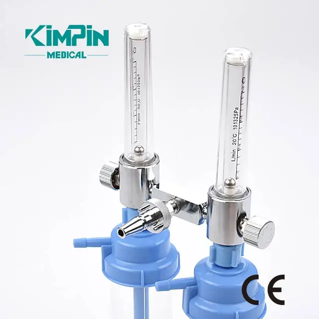 
Oxygen Inhaler System As Oxygen Flowmeter With Humidifier 