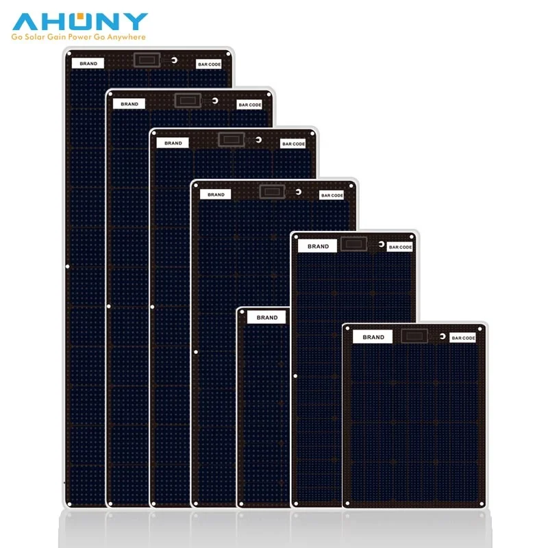 semi rigid solar panel 40w walk step drive on IBC solar cells CE ROHS salt mist test with high efficiency for home leisure use