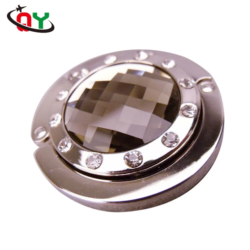 2023 wholesale cheap color bag hanger hook zinc alloy custom logo metal bag holder