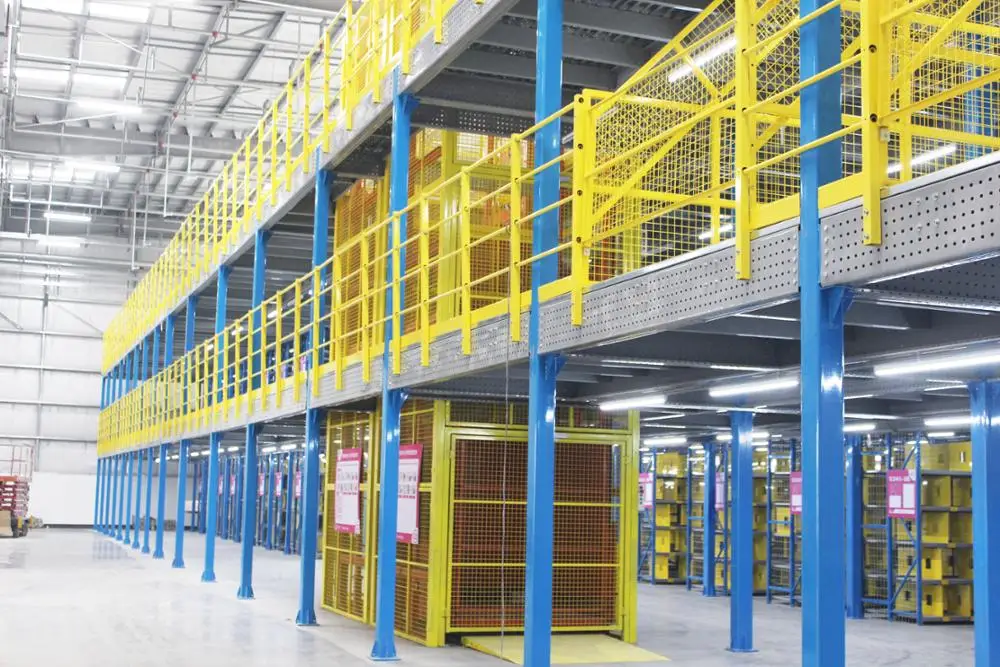 EN standard Rack steel platform Mezzanine Shelf for Garment Storage Factory Price