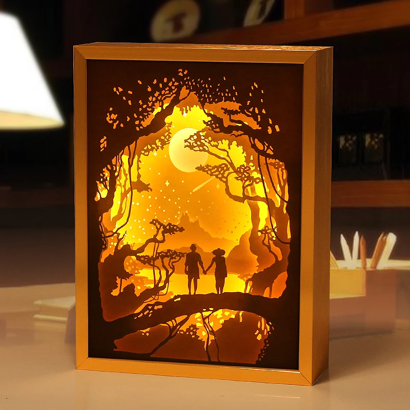 Specialized 3D Shadow Box Wall Art Aluminum Frame Light Box Wholesale Shadow Box Picture Frame