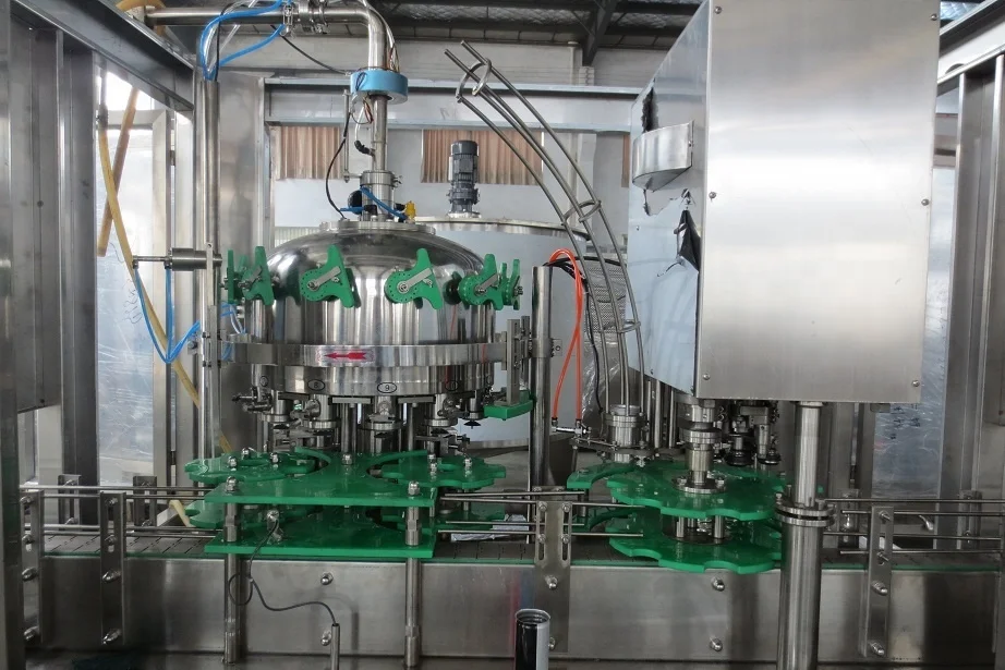 
Full automatic sealing line carbonated beverage soda soft drink aluminum pop tin Can filling machine 
