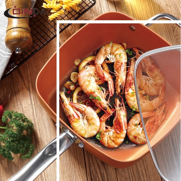 Italian ceramic copper cookware