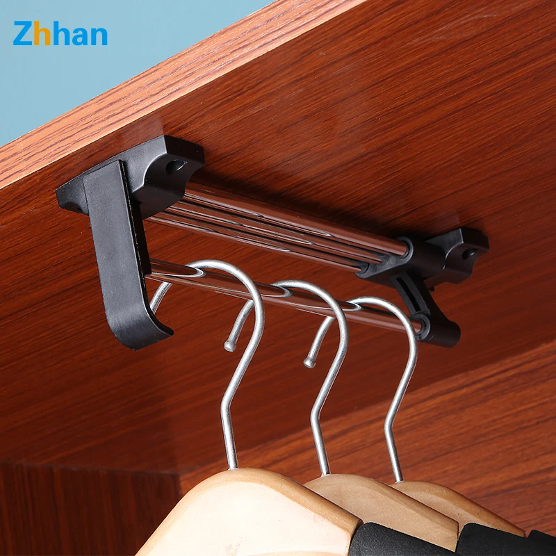 Telescopic clothes hanger bar for luxury model A 350mm