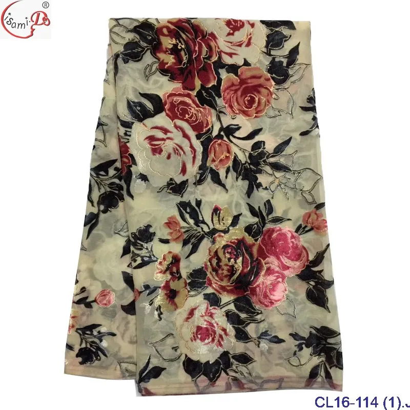Оптовая продажа, красивая шелковая ткань с принтом, высокое качество, европейский дизайн 2021, женский костюм, кружевная ткань для африканских платьев для женщин