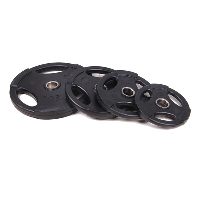 tri grip rubber coated weight plates