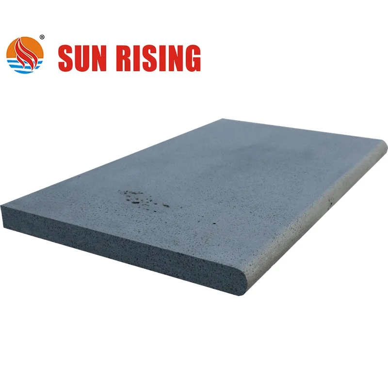 China Basalt Stone Volcanic Rock PaverFor Pool Coping