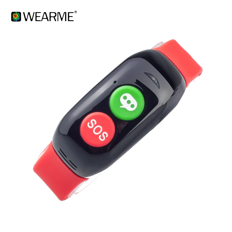 WH02 GPS Personal Tracker,Large Button Cell Phones For Seniors , SOS, Listen In Function SOS watch