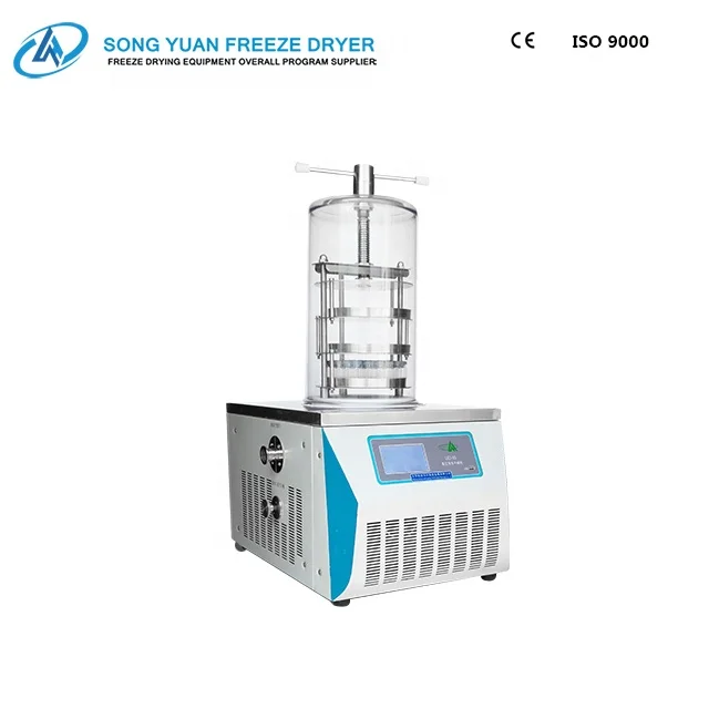 Мини-Вакуумная сушилка для лабораторий, домашняя сушилка для экспериментов, верхний пресс LGJ-10B, сушилка для замораживания в небольшом масштабе