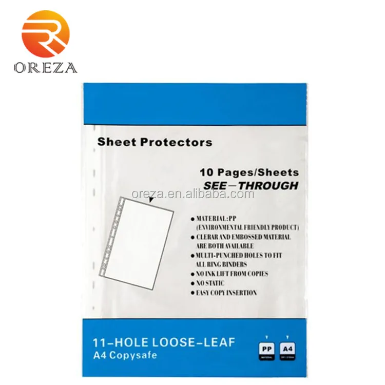 Office & school supplies 11 hole clear file bag