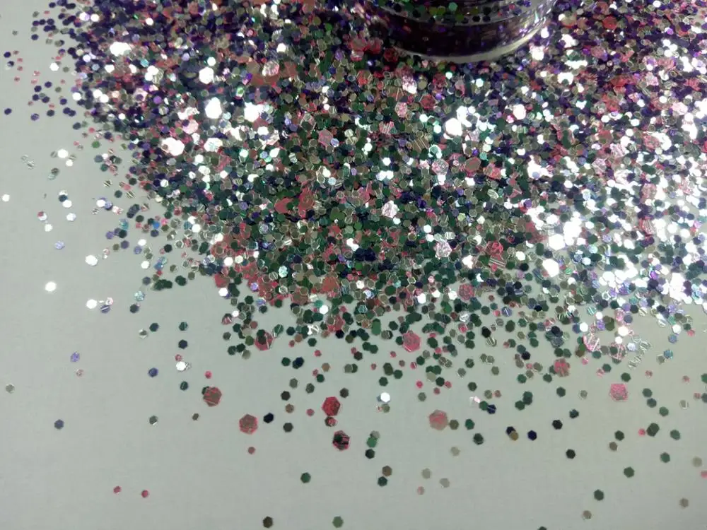 Best price party decoration supplies chunky polyester holographic glitter powder for DIY crafts toys