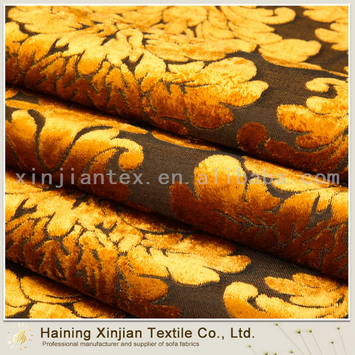 Factory custom high quality eco-friendly burnout velvet fabric