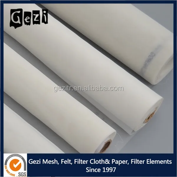 Gezi производитель фабрика предлагаем полиэстер сетчатый фильтр pe ткань сетки экран для микро-совокупный фильтры