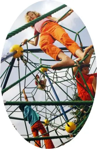 Outdoor playground children Adventure and Educational climbing sport equipment