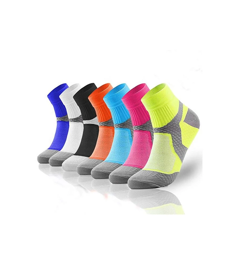 AJ 19269 оптовая продажа нейлоновые Компрессионные носки для бега подошвенного фасциита лодыжки низкие