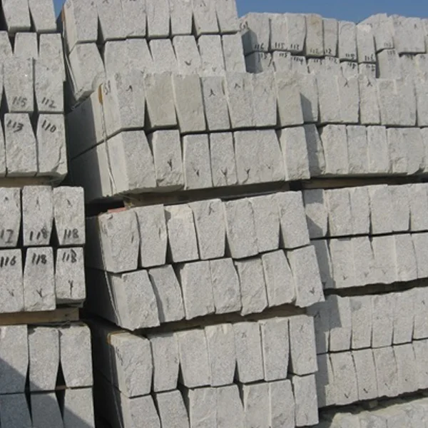 
natural surface grey granite curb 