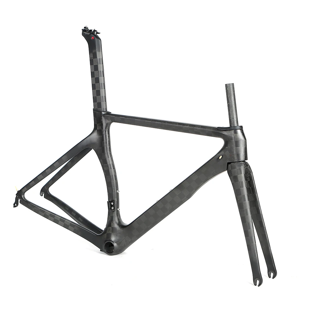 
Direct Bike factory Warranty 5 years Aero racing no brand matte black road bike carbon frame 