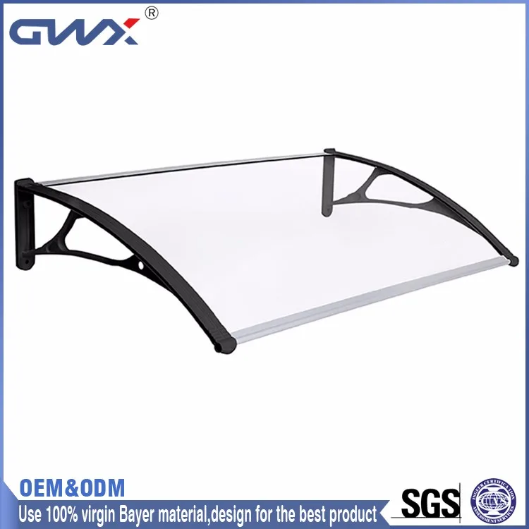 Transparent Solid Polycarbonate Sunshade For Window Awnings New Style Sun Shade Awning Roof Cover Outdoor