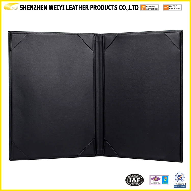 Custom Made Smart Multifunction Menu Folder Menu Holder Cover Case Chargeable  With Powercord 6000mah Power Bank