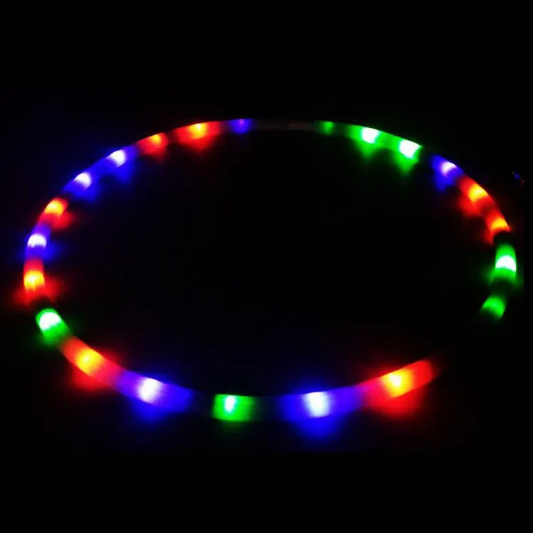 90cm Diameter LED Lighted Twist Lighted Led Sport Hoop