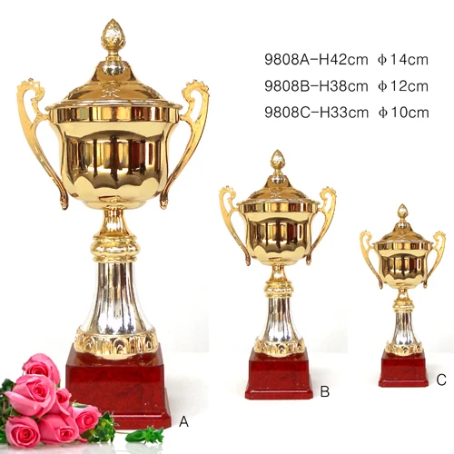 Medals and trophie cup, Newest sale good quality big silver trophy cup