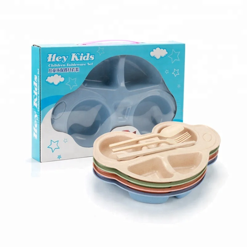 Most popular dinner table set wheat straw container biodegradable wheat straw for sale