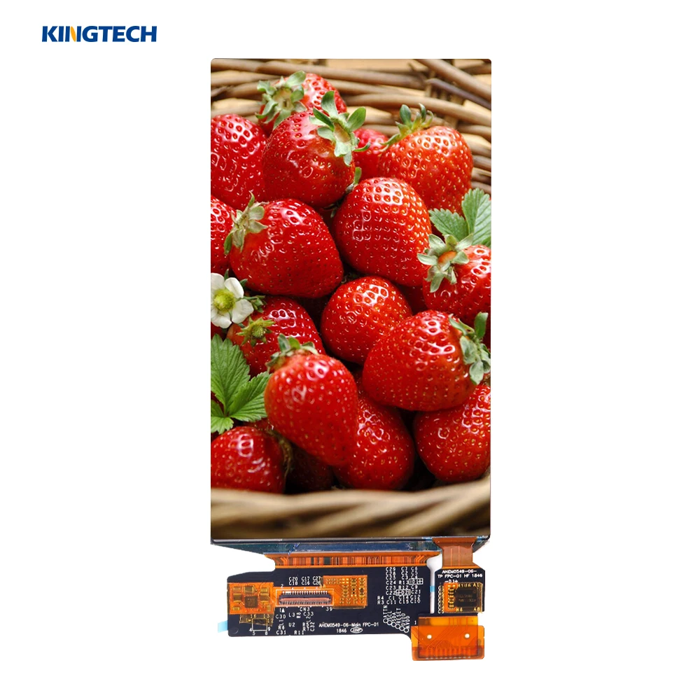 custom shape 5.5' amoled touch mipi thin high resolution oled display