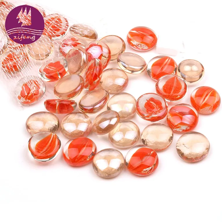 Artificial Glass Pebbles For Sale Aquarium Cobble Stone