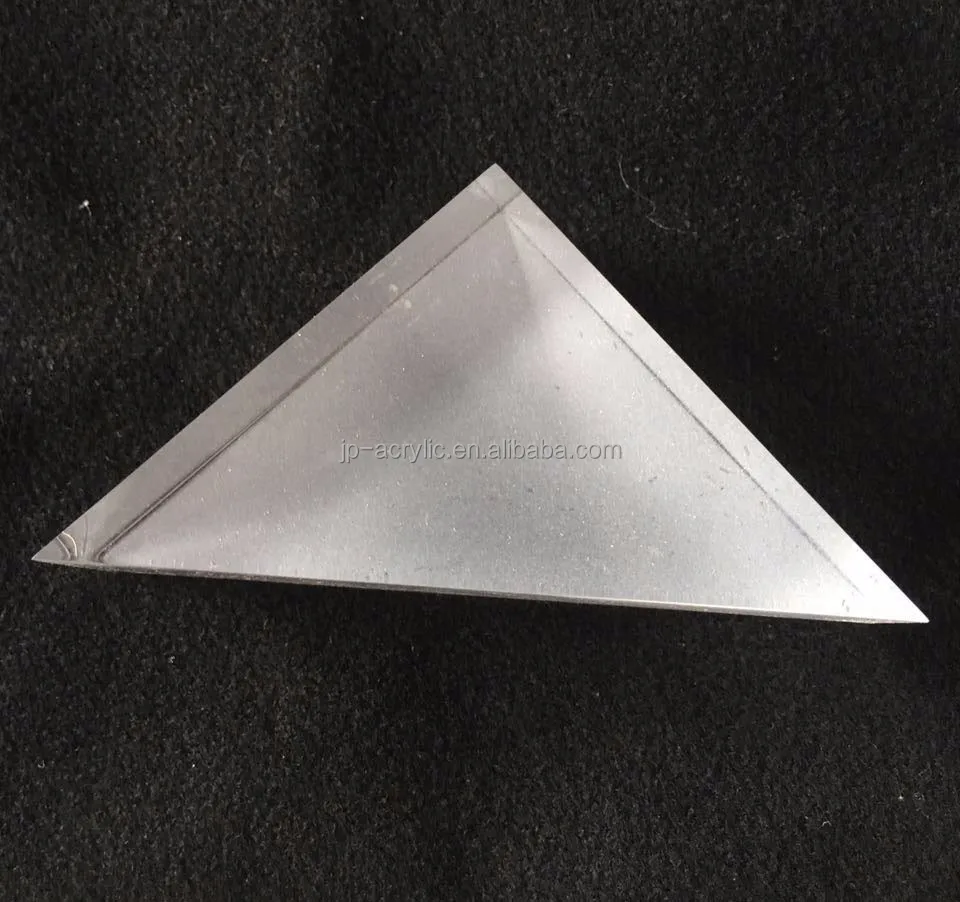
Wholesale 56mm High Quality Equilateral 90 Right Angle Optical Glass Acrylic Small Prism 