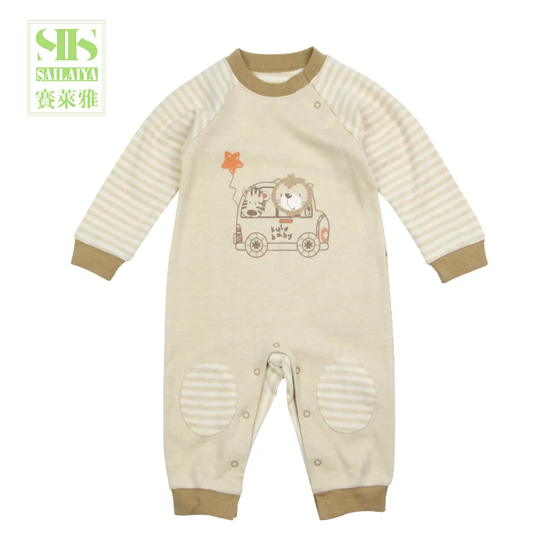 
Wholesale customized hot sale cute animal organic cotton baby rompers wholesale baby clothes 
