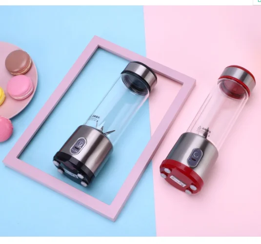 Fast Dispatch In Stock Mini USB Juicer Cup 6 Blades In 3D Travel Portable Blender Juice Cup