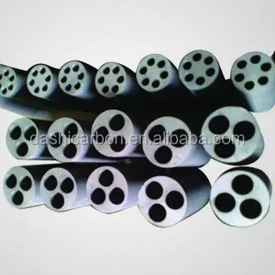 custom copper/aluminum products graphite nozzle mould used by high density, high purity material