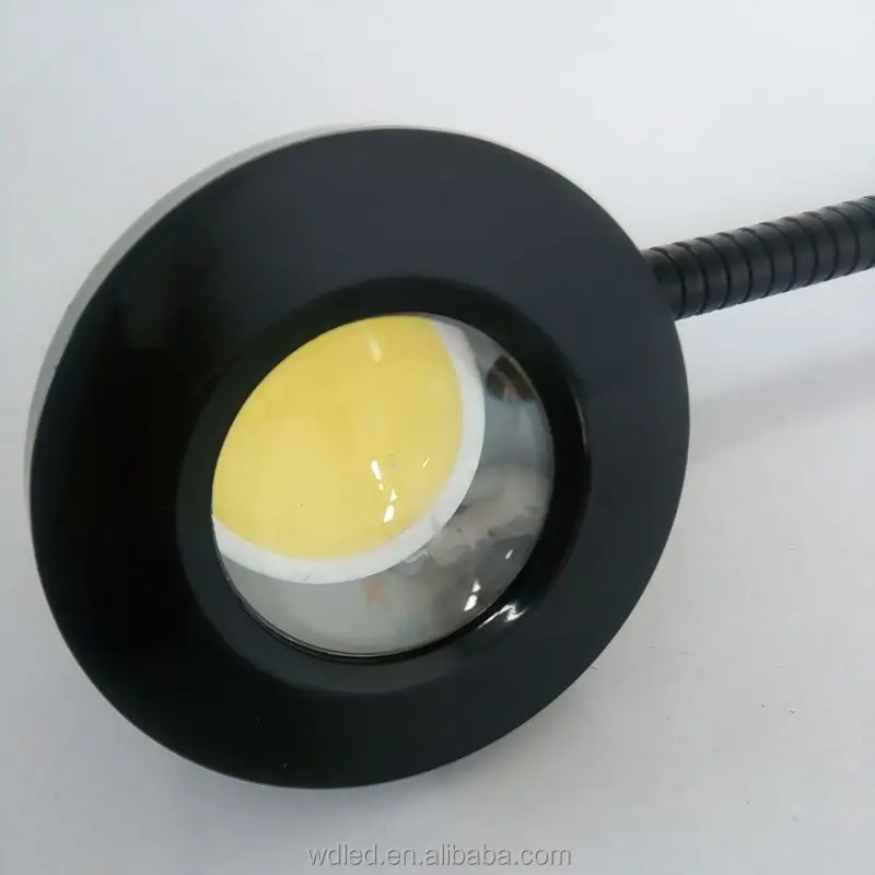 5W flex arm gooseneck led work light for CNC machine
