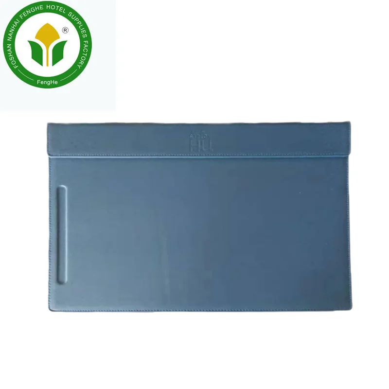 Hospitality supplies restaurant magnetic PU leather hotel bill folder wine menu folder with logo