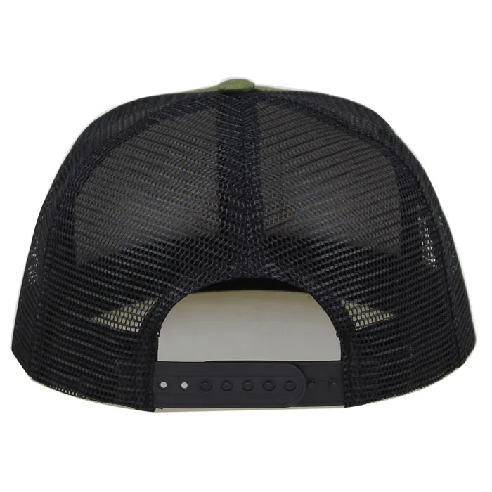 custom woven patch logo high crown snapback trucker hats wholesale