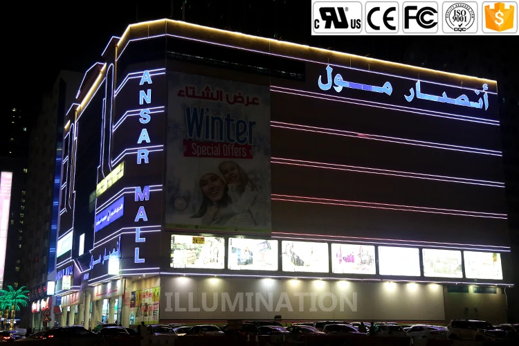 Водонепроницаемый светодиодный светильник для фасада IP68