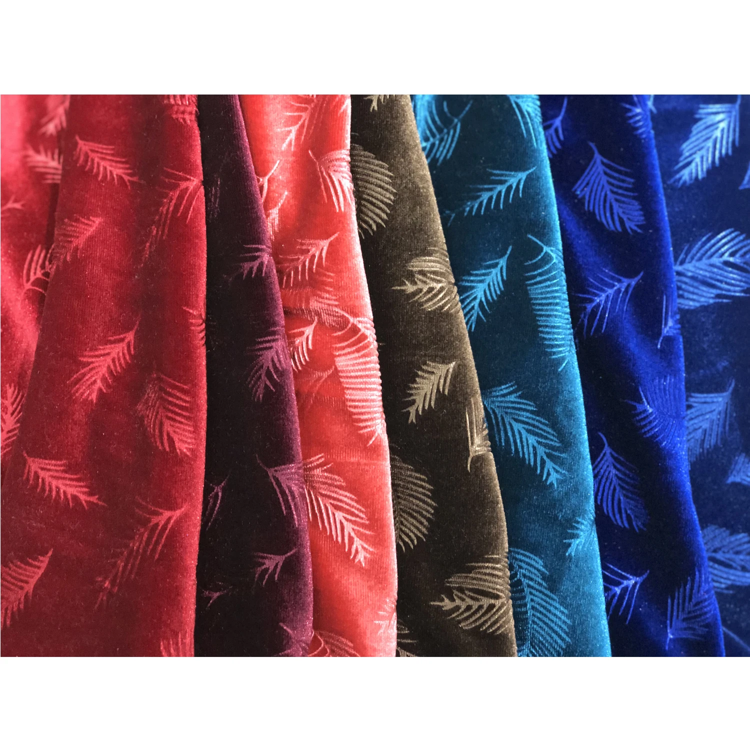 wholesale korean chiffon fabric Korea velvet/ks fabric with spandex dress fabric/trousers/skirt