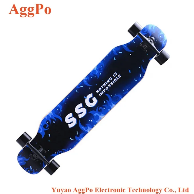 Long board road skateboard travel four wheel skateboard brush street flat men and women dance board downhill board factory