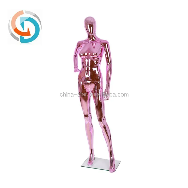 
Hot selling chrome female mannequin, silicone torso female mannequin, soft female mannequin 