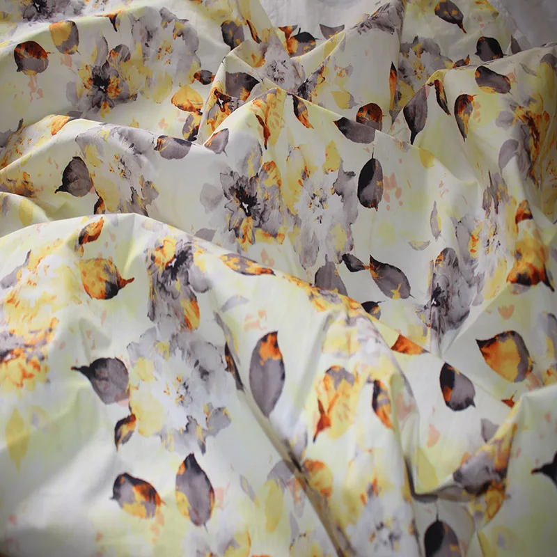 Baby Clothes Organic Cotton Poplin Fabric Custom Digital Printed Fabrics