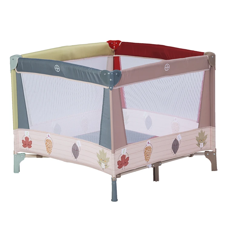
OEM cheap square steel folding portable European quality baby playpen 