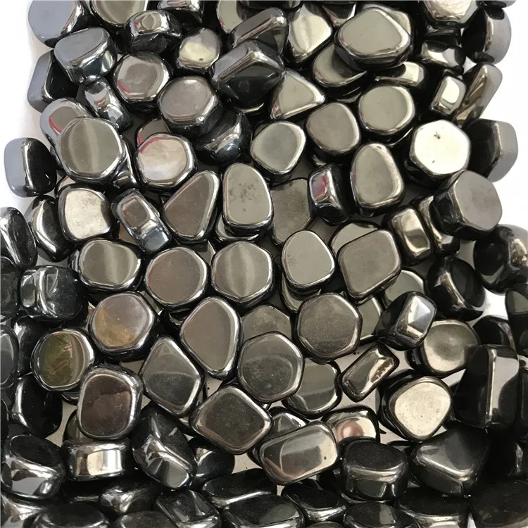 Wholesale Crystal Gemstone healing Hematite Tumbled Stone for decoration
