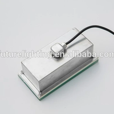 
Shenzhen high quality 200x100mm IP67 recessed glass shelf led brick paver light 