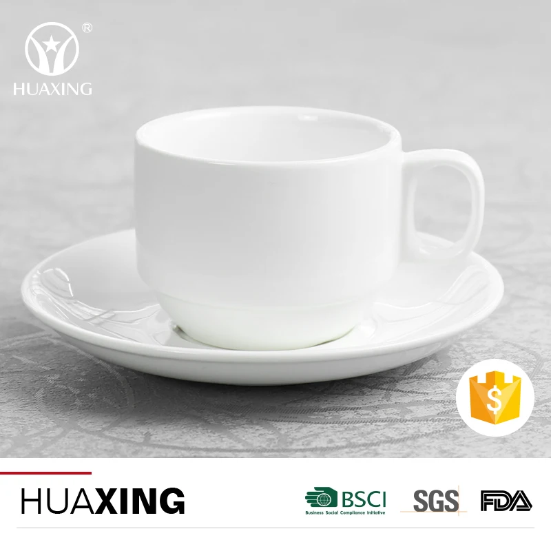 Elegant small ceramic custom cappuccino coffee edible cup with different types