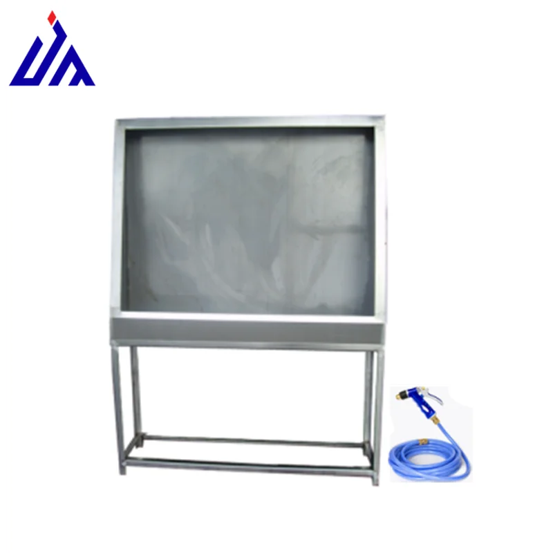 Screen Printing Washing Tank /screen Washout Booth Screen Printer Washing Machine Manual with LED Light